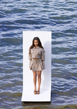 Load image into Gallery viewer, Tailored Jacket & Skirt Set in Taupe Beige