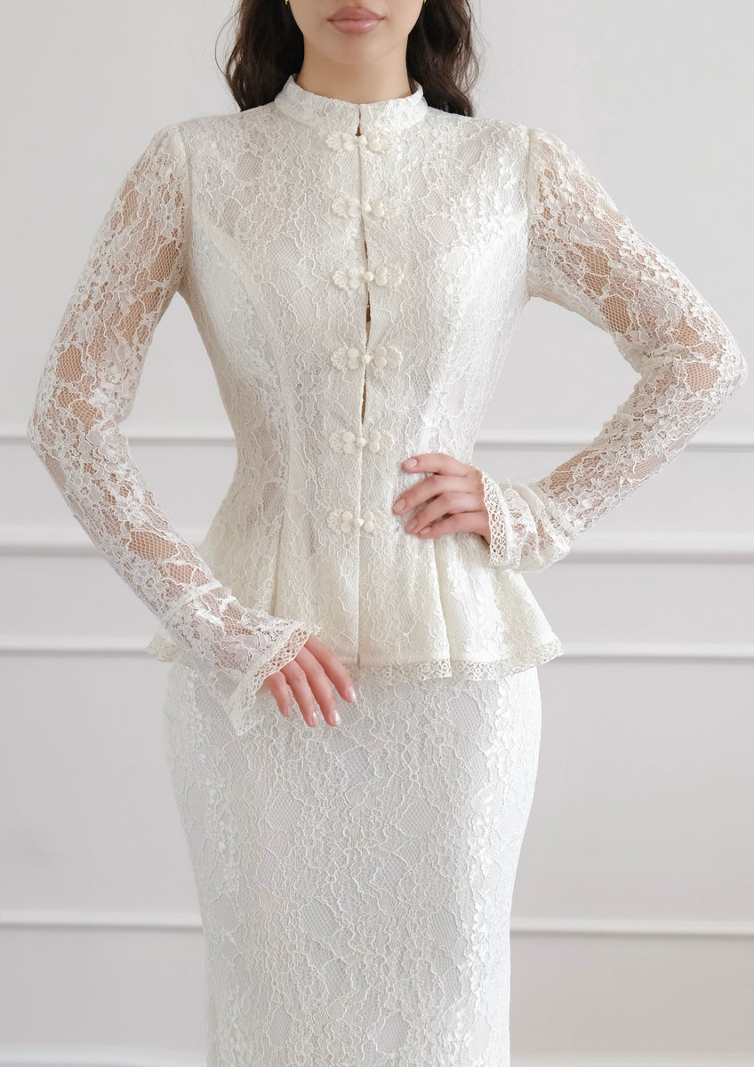 Amaya Ivory Lace Set