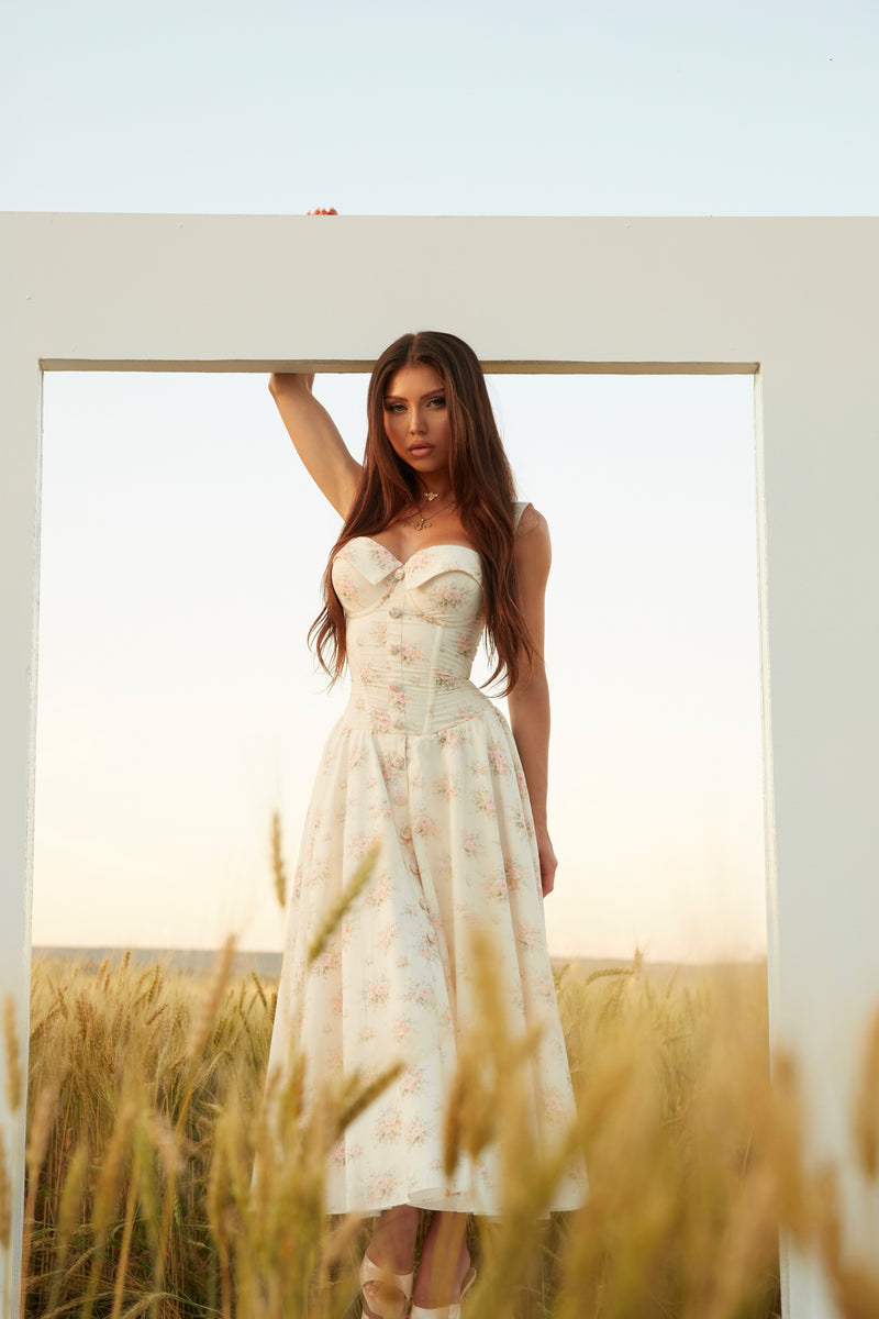 Lady Malliny Floral Dress