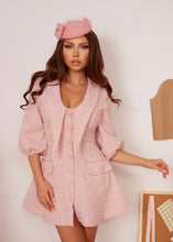Load image into Gallery viewer, Poupée Pink Tweed Dress