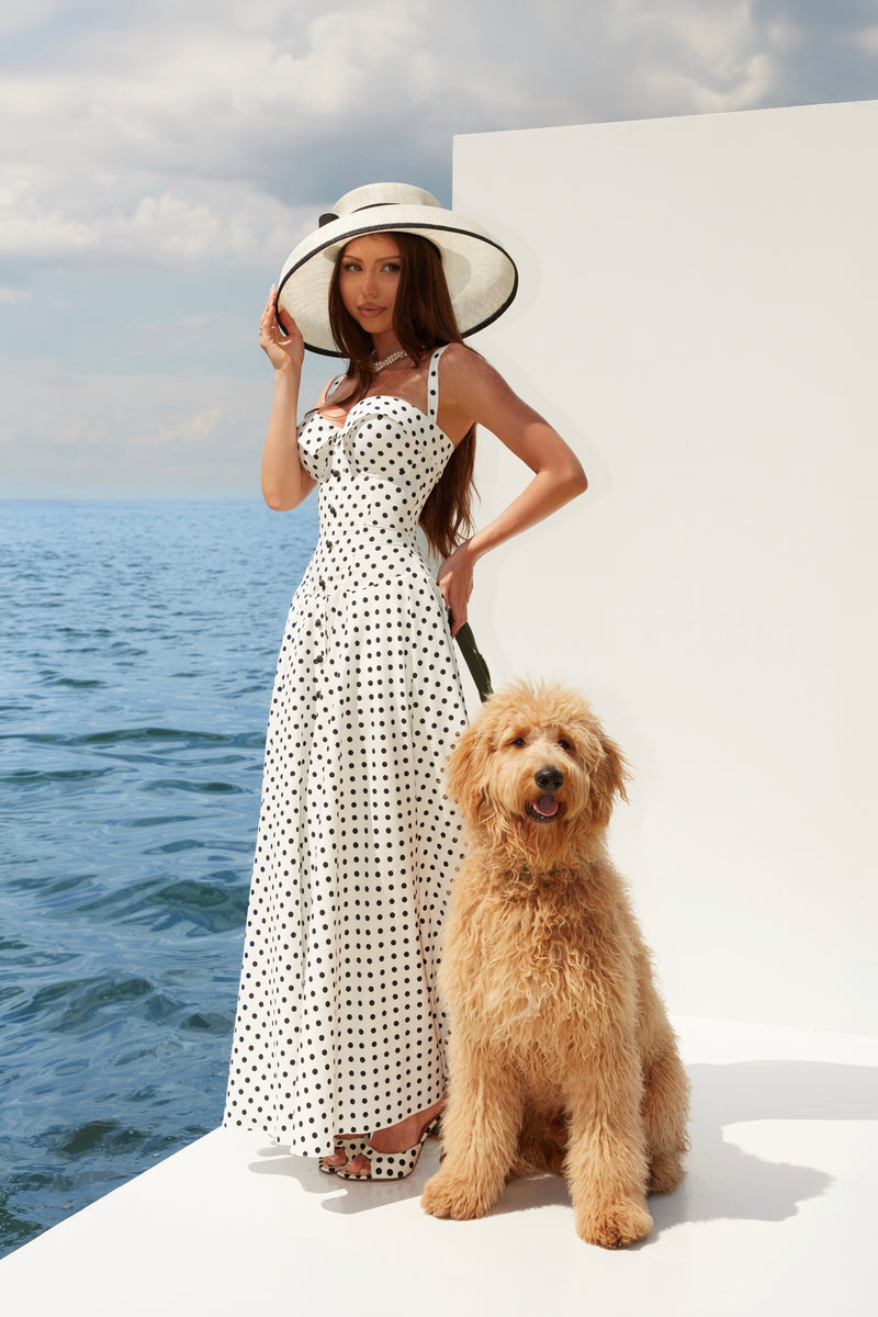 Lady Malliny Polka Dots Dress
