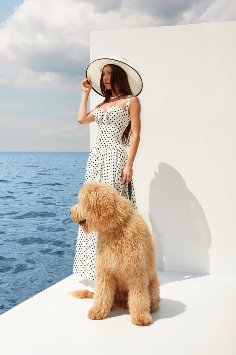 Lady Malliny Polka Dots Dress