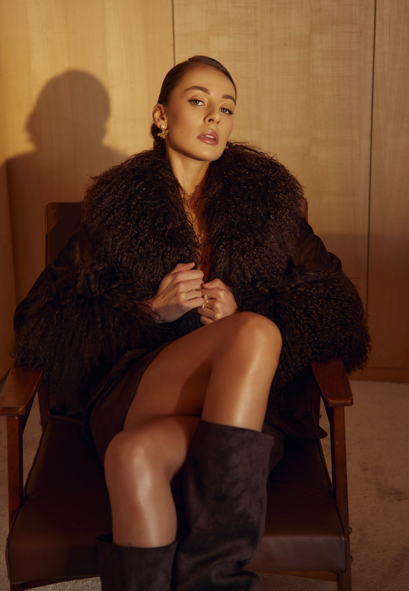 Espresso Brown Suede Jacket