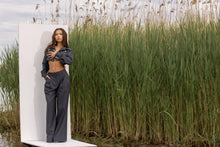 Load image into Gallery viewer, Tailored Jacket, Corset & Trousers Set in Deep Blue