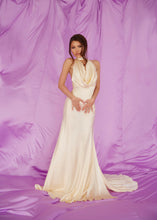 Load image into Gallery viewer, Mirage Silk Dress in Butter