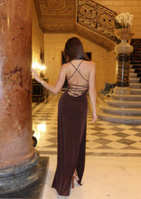 Load image into Gallery viewer, Chocolate Backless Dress