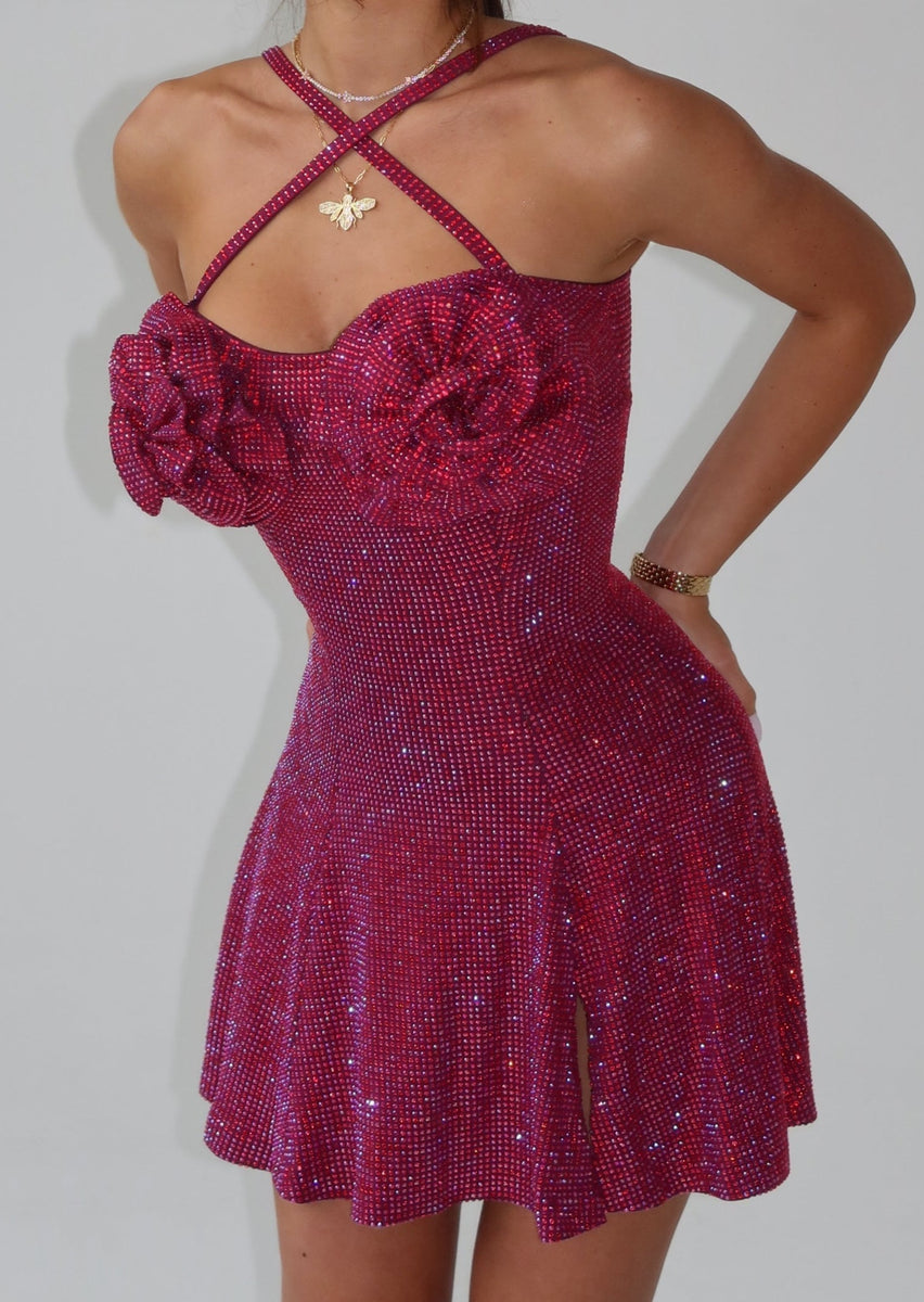 JARDIN DE ROSES Very-Cherry Dress