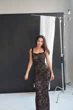 Load image into Gallery viewer, Innamorata Black Lace Dress