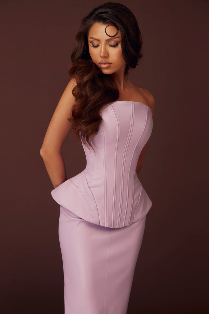 The Hourglass Lilac Corset & Skirt