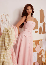 Load image into Gallery viewer, Lady Malliny Pink Tweed Dress