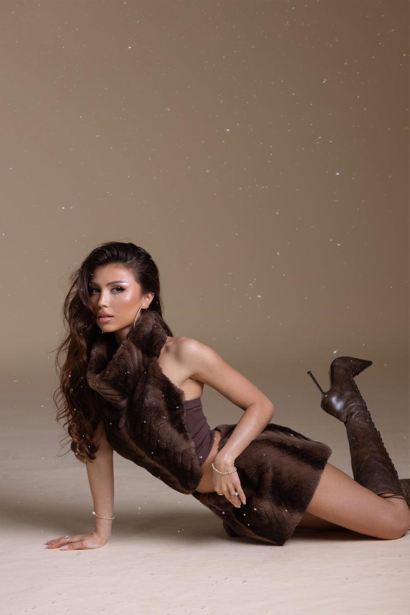 Melt Faux Fur Two-Piece