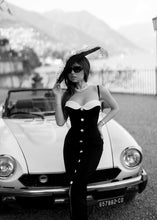 Load image into Gallery viewer, MONACO Black & White Corset Dress