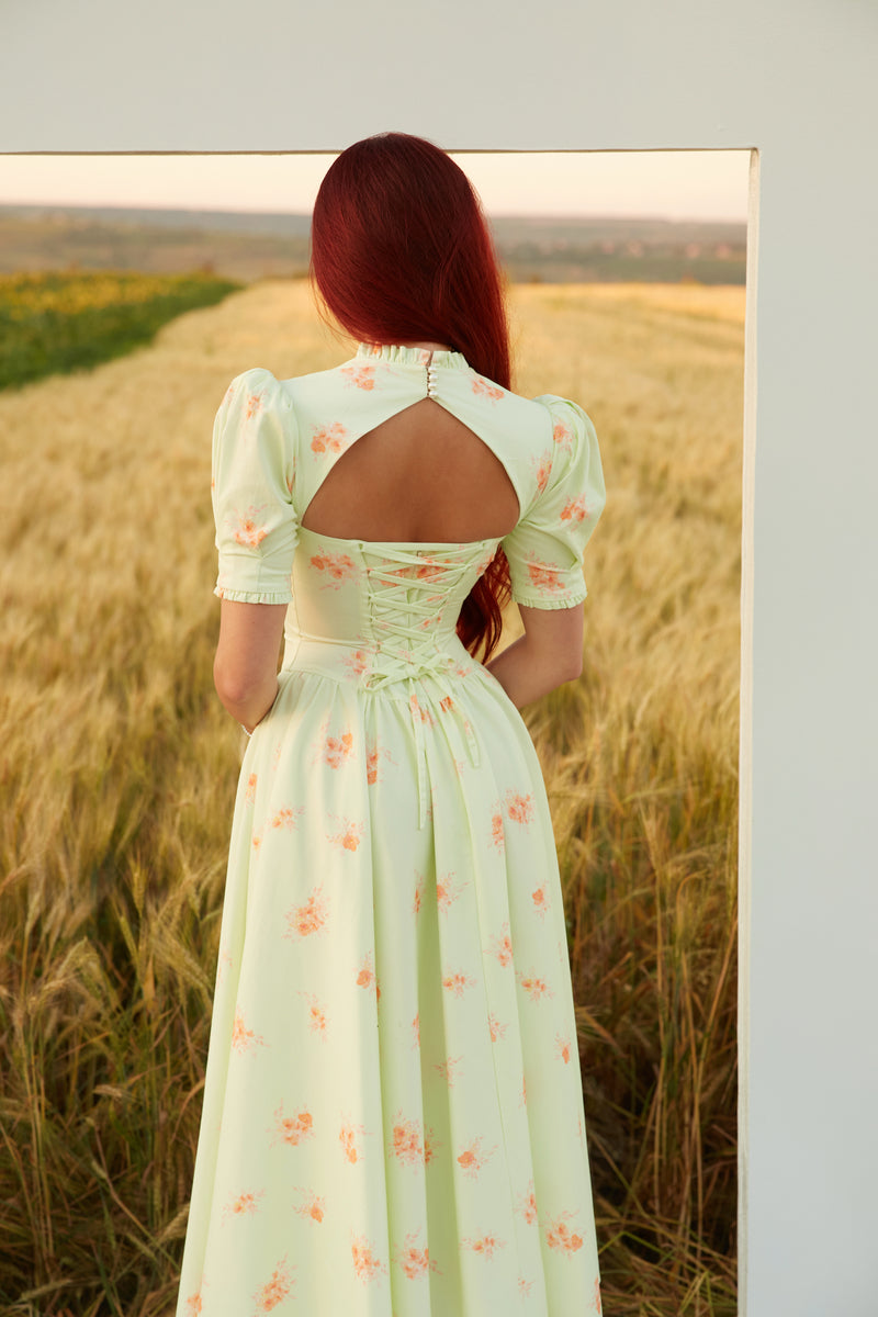Èloise Floral Green Dress