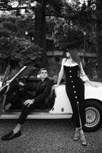 Load image into Gallery viewer, MONACO Black & White Corset Dress