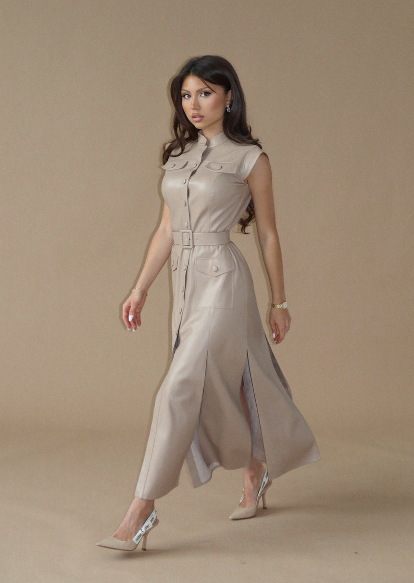 Urban Muse Beige Dress