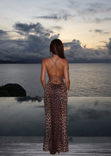 Load image into Gallery viewer, Leopard Backless Dress