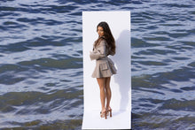 Load image into Gallery viewer, Tailored Jacket & Skirt Set in Taupe Beige
