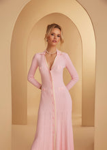 Load image into Gallery viewer, Strawberry Soufflé Knit Buttoned Dress