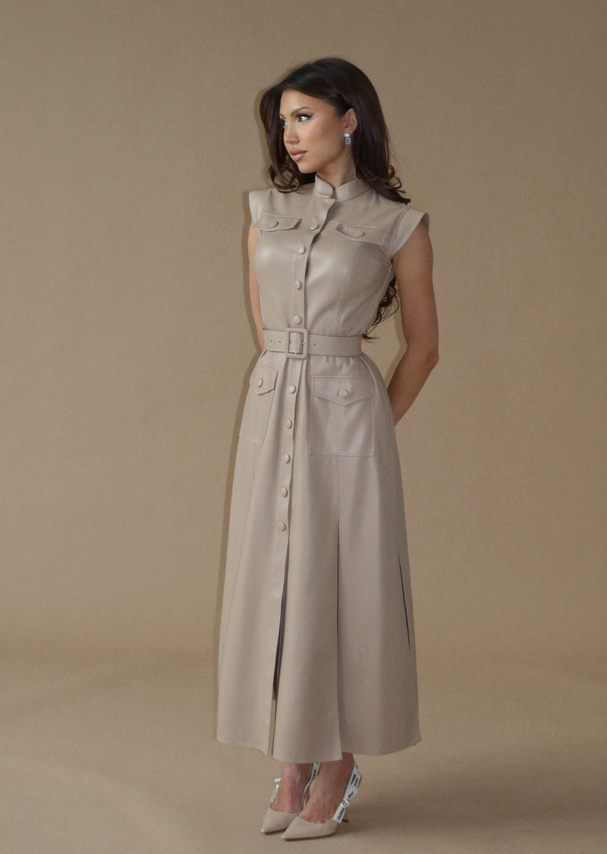 Urban Muse Beige Dress