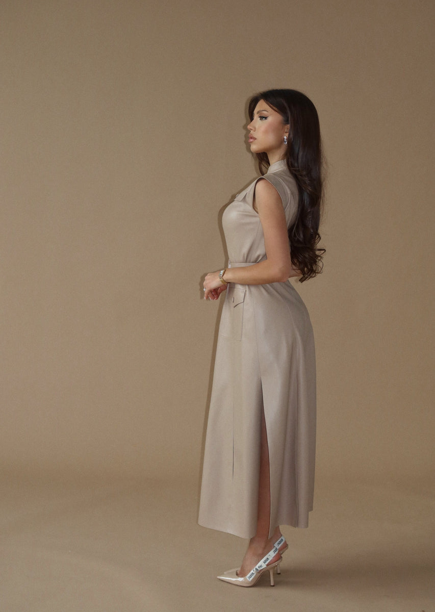 Urban Muse Beige Dress