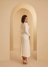 Load image into Gallery viewer, Vanilla Marshmallow Knit Buttoned Dress