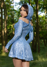 Load image into Gallery viewer, Little Blue Riding Hood Dress