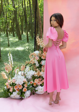 Load image into Gallery viewer, SUMMER AFFAIR Pink Open Back Dress