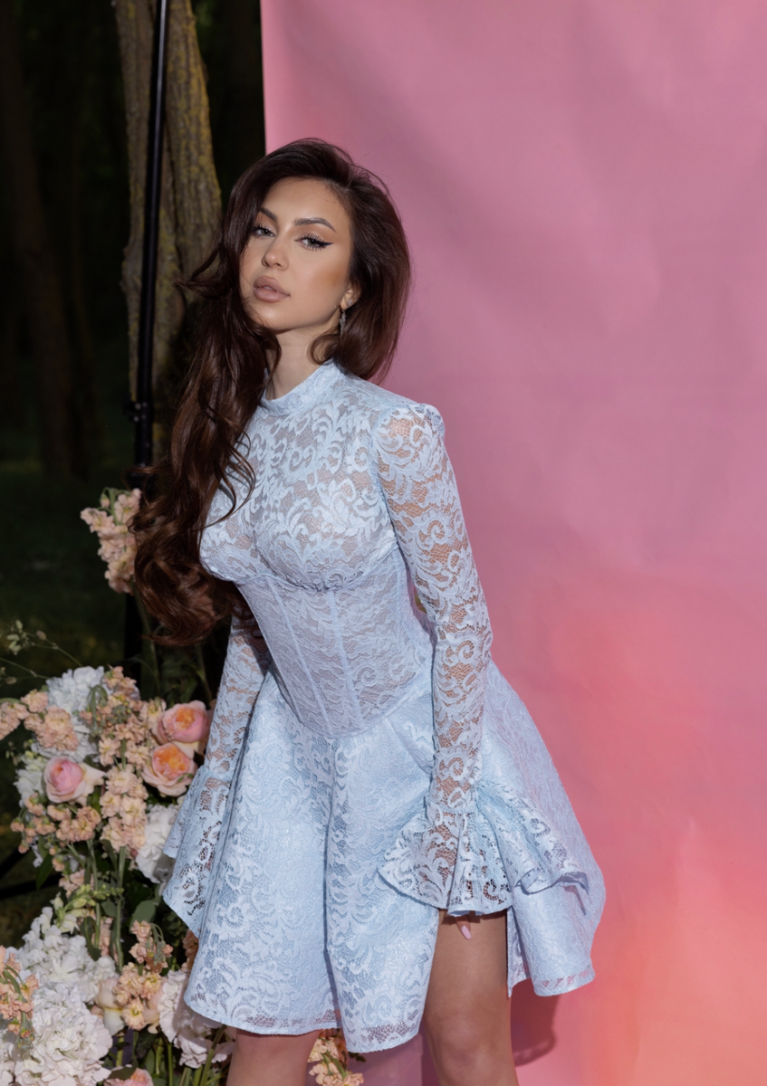 Wifey Dress in Baby Blue