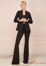 Load image into Gallery viewer, Black Single-Breasted Slim Fit Jacket