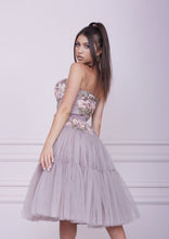 Load image into Gallery viewer, THE ONE Pink Cappuccino Midi Tulle Dress