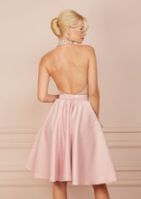 Load image into Gallery viewer, BONBON Light Pink Sequin Midi A-line Dress