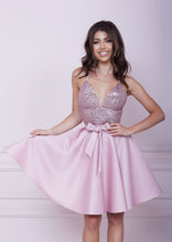 Load image into Gallery viewer, BONBON Pink Sequin Dress