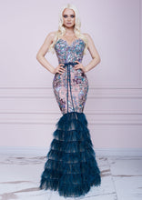 Load image into Gallery viewer, MERMAID Blue Dress