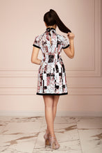 Load image into Gallery viewer, TOKYO Sequin & Black Velvet Dress