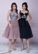 Load image into Gallery viewer, THE ONE Black Midi Tulle Dress