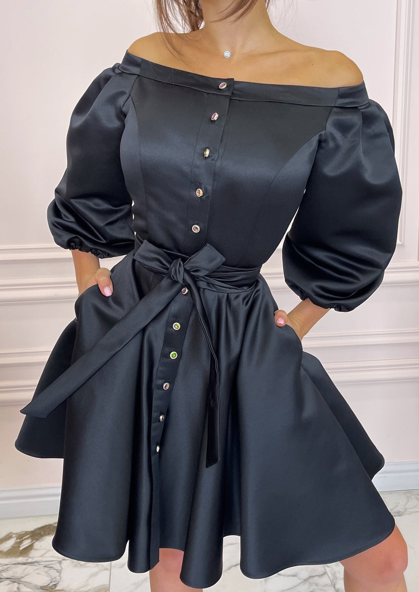 DUCHESS Black Dress