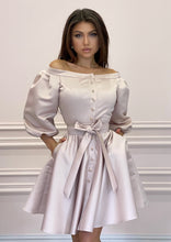 Load image into Gallery viewer, DUCHESS Pearl Beige Dress