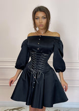 Load image into Gallery viewer, DUCHESS Black Dress
