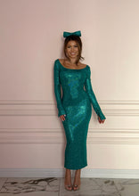 Load image into Gallery viewer, Moonstone Green Crystal Dress