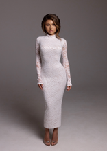 Load image into Gallery viewer, Amour White Lace Dress