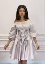 Load image into Gallery viewer, DUCHESS Pearl Beige Dress