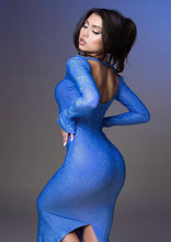 Load image into Gallery viewer, Moonstone Very Peri Crystal Dress