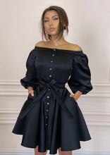 Load image into Gallery viewer, DUCHESS Black Dress
