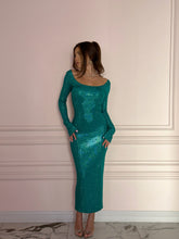 Load image into Gallery viewer, Moonstone Green Crystal Dress