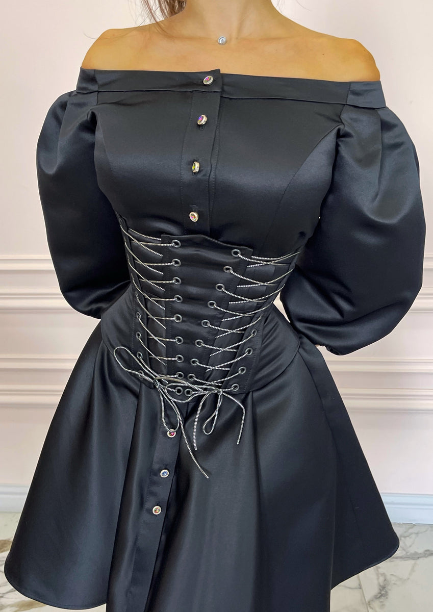 DUCHESS Black Dress