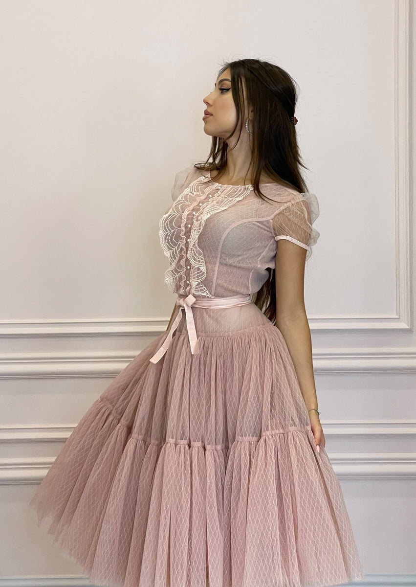 PARIS Pink Dress