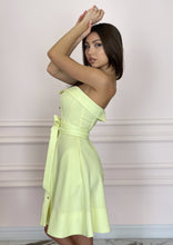 Load image into Gallery viewer, LADY MALLINY LEMON Bustier Midi Dress