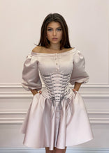 Load image into Gallery viewer, MALLINY Waist-Shaping Royal Pearl Beige Corset