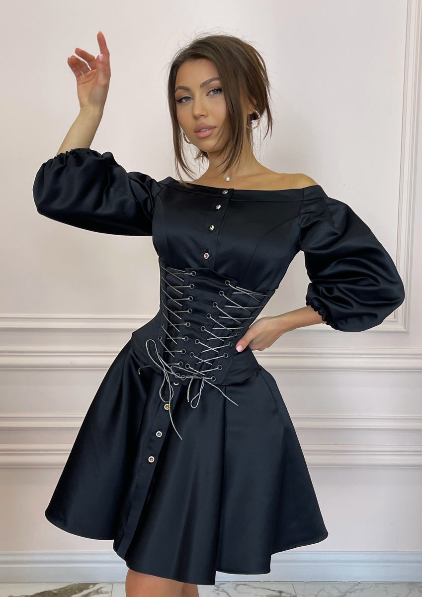 DUCHESS Black Dress