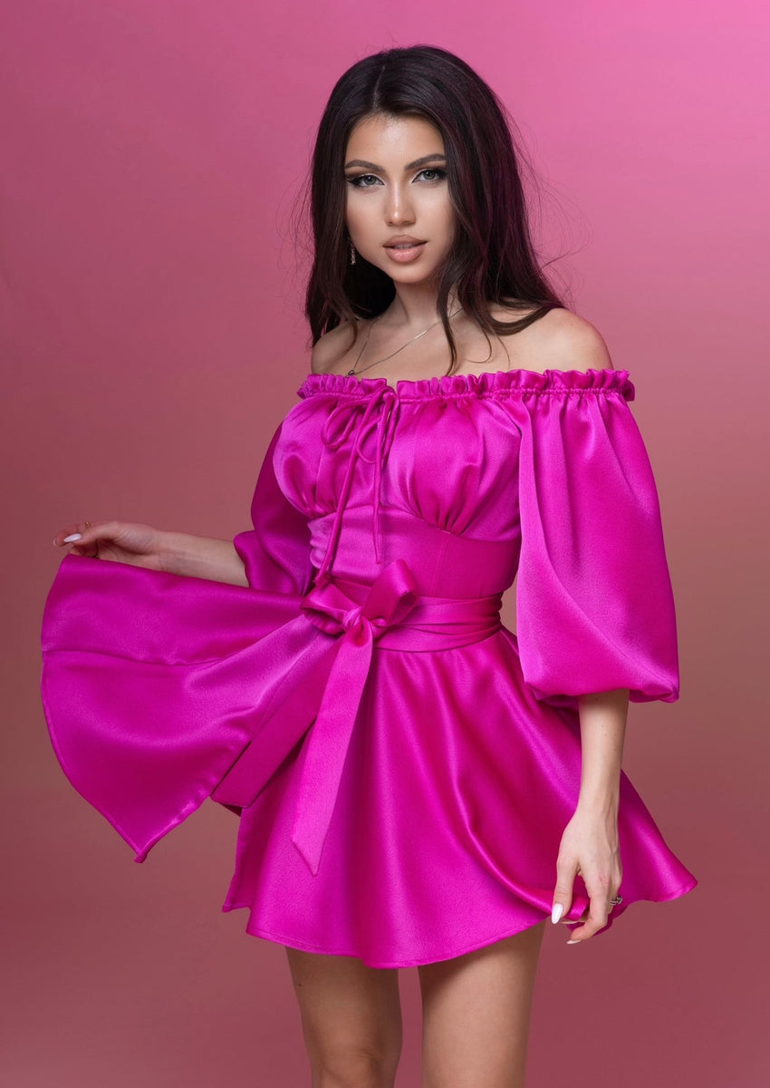 The MUSE Fuchsia Dress